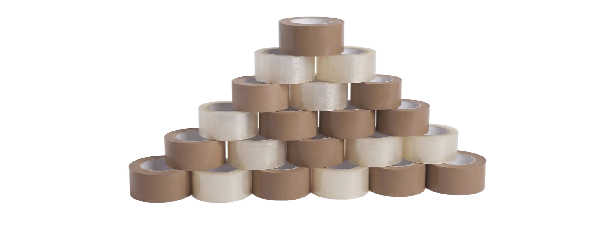 Clear packing tapes