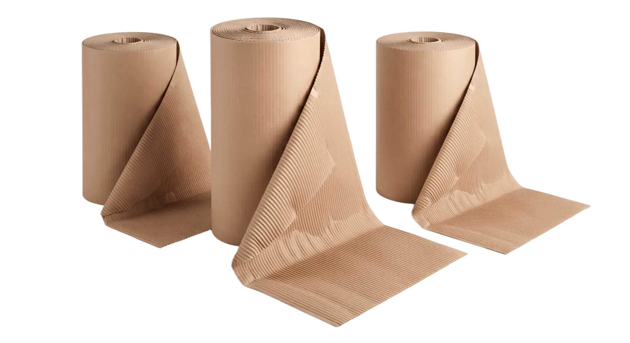 Roll of corrugated board